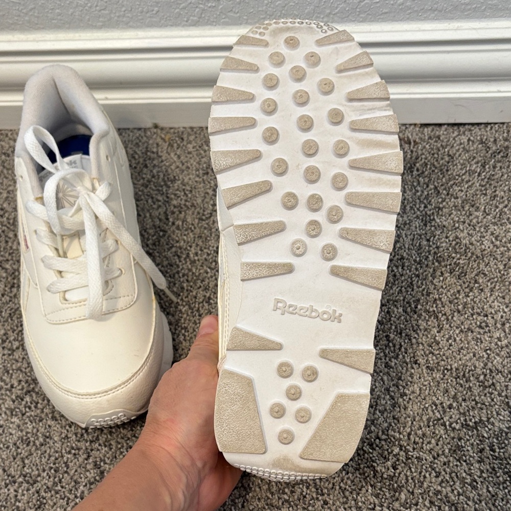 Reebok White Leather Sneakers W24 - Picture 5 of 5